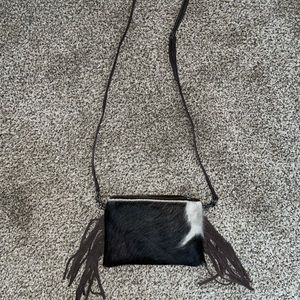 Cowhide Cross body purse